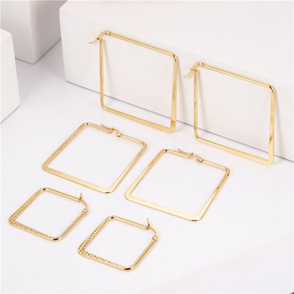 hoop & huggie oufei geometric unusual earrings for women stainless steel jewelry woman accessories fashion offers with, Golden;silver
hoop & huggie oufei geometric unusual earrings for women stainless steel jewelry woman accessories fashion offers with, Golden;silver
