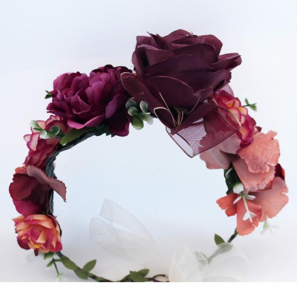 women wedding flower crown wreath floral head band garlands bridesmaid flower headband girls hair accessories bride h qylfkh
women wedding flower crown wreath floral head band garlands bridesmaid flower headband girls hair accessories bride h qylfkh