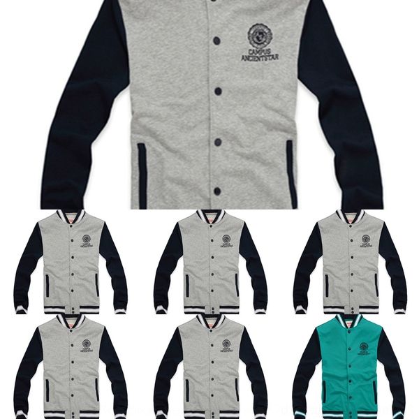 e6f1d jacket men's baseball color trend versatile cardigan jacket loose contrast long sleeve casual sweater baseball jacketautumn sport, Black
e6f1d jacket men's baseball color trend versatile cardigan jacket loose contrast long sleeve casual sweater baseball jacketautumn sport, Black