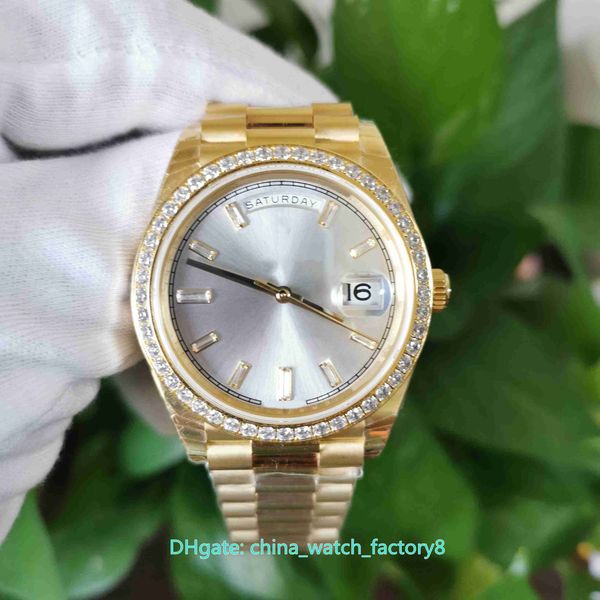 bp factory watches 40mm day-date 228235 diamond bezel 18k yellow gold cal.2813 2836 3255 movement mechanical automatic mens watch men's, Slivery;brown
bp factory watches 40mm day-date 228235 diamond bezel 18k yellow gold cal.2813 2836 3255 movement mechanical automatic mens watch men's, Slivery;brown