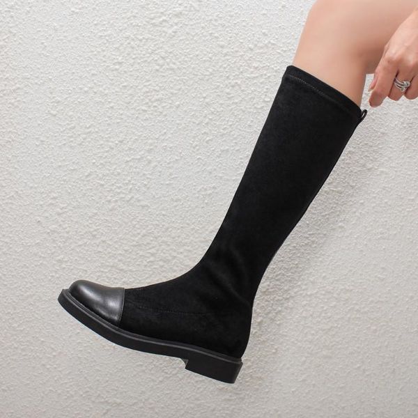 new knee high boots women stretch fabric long boot square heel autumn winter fashion lady shoes handmade plus size 33-43, Black
new knee high boots women stretch fabric long boot square heel autumn winter fashion lady shoes handmade plus size 33-43, Black