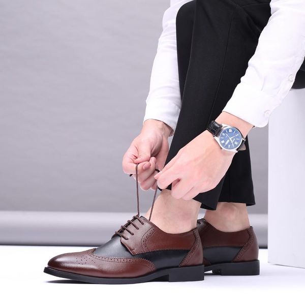 plus size men's fashion business leather shoes british style designer men loafers breathable lace up formal shoes, Black
plus size men's fashion business leather shoes british style designer men loafers breathable lace up formal shoes, Black