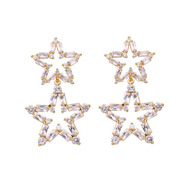 stud bettyue brand fashion charm white cubic zircon three colors geometric jewelry earrings for woman florid wedding party gift, Golden;silver
stud bettyue brand fashion charm white cubic zircon three colors geometric jewelry earrings for woman florid wedding party gift, Golden;silver