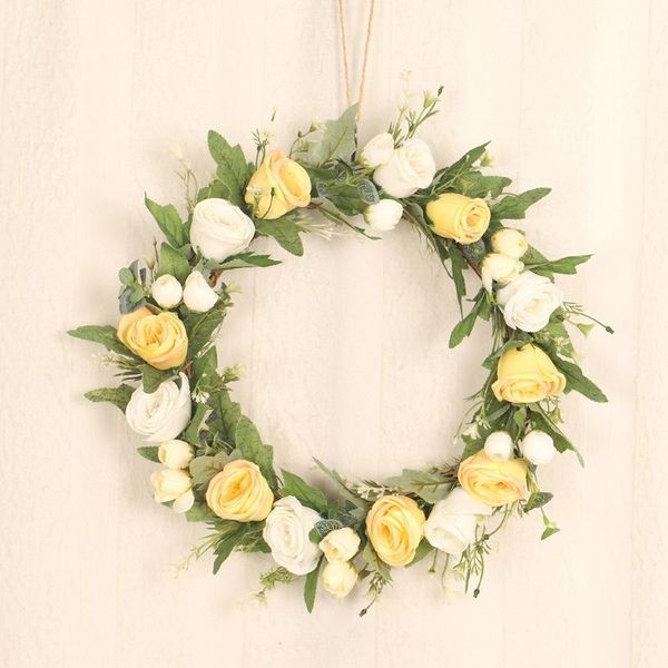 simulation lily rose wreath garland simulation plant door hanging eucalyptus rose vine circle artificial decoration garland1
simulation lily rose wreath garland simulation plant door hanging eucalyptus rose vine circle artificial decoration garland1