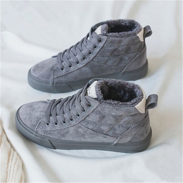 new female 2021 winter short high leather warm shoes girls lace up 35-40 swi5, Black 
new female 2021 winter short high leather warm shoes girls lace up 35-40 swi5, Black