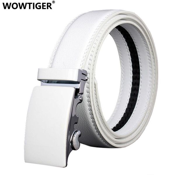 wowtiger mens fashion automatic buckle leather luxury man cinturones hombre black white belt alloy buckle belts for men, Black;brown
wowtiger mens fashion automatic buckle leather luxury man cinturones hombre black white belt alloy buckle belts for men, Black;brown