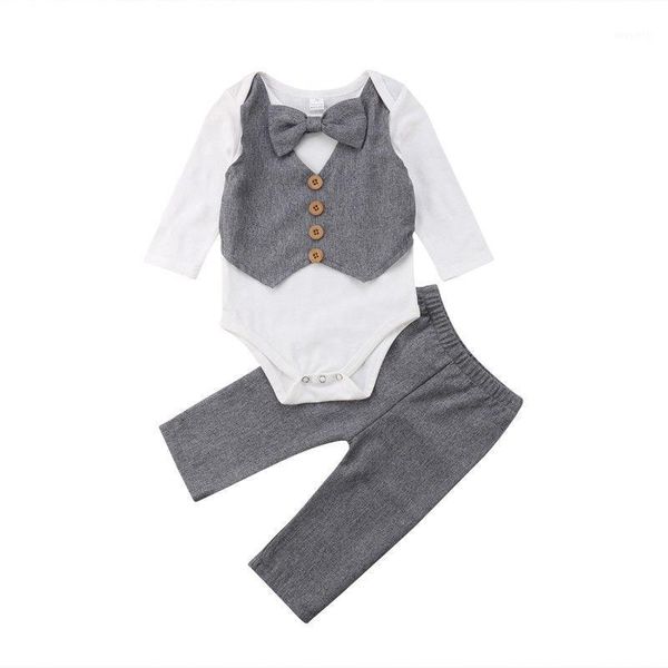 clothing sets born infant baby boys handsome gentleman causal clothes 2pcs long sleeve bow grey romper +long pants outfit party autumn1, White
clothing sets born infant baby boys handsome gentleman causal clothes 2pcs long sleeve bow grey romper +long pants outfit party autumn1, White
