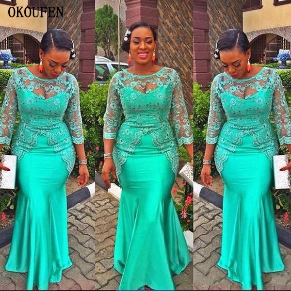 turquoise african mermaid evening dress vintage lace nigeria long sleeves aso ebi style evening party gown vestidos de gala lj201123, White;black
turquoise african mermaid evening dress vintage lace nigeria long sleeves aso ebi style evening party gown vestidos de gala lj201123, White;black