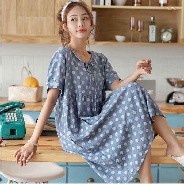 2021 cotton nightdress summer women's loose plus size long dresses pregnant women can wear cotton and linen women's nightie1, Black;red
2021 cotton nightdress summer women's loose plus size long dresses pregnant women can wear cotton and linen women's nightie1, Black;red