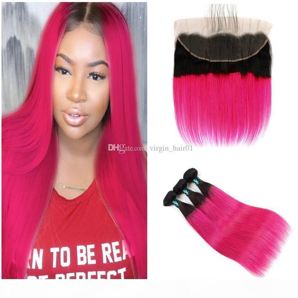 two tone 1b rose red straight hair bundles with lace frontal closure dark roots ombre hair bundles with 13x4 lace frontal closure, Black;brown
two tone 1b rose red straight hair bundles with lace frontal closure dark roots ombre hair bundles with 13x4 lace frontal closure, Black;brown