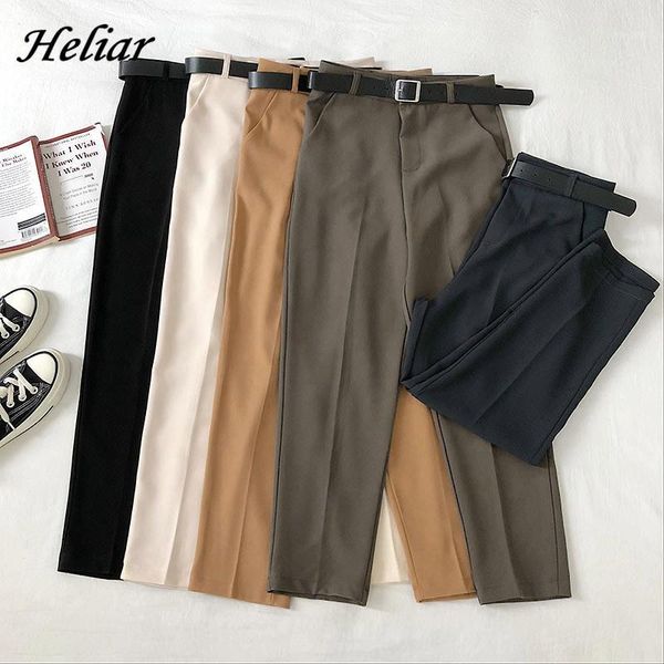 heliar 2020 harlem pants englend style loose sashes waist trouser female solid long pants for women trousers with pocket1, Black;white
heliar 2020 harlem pants englend style loose sashes waist trouser female solid long pants for women trousers with pocket1, Black;white