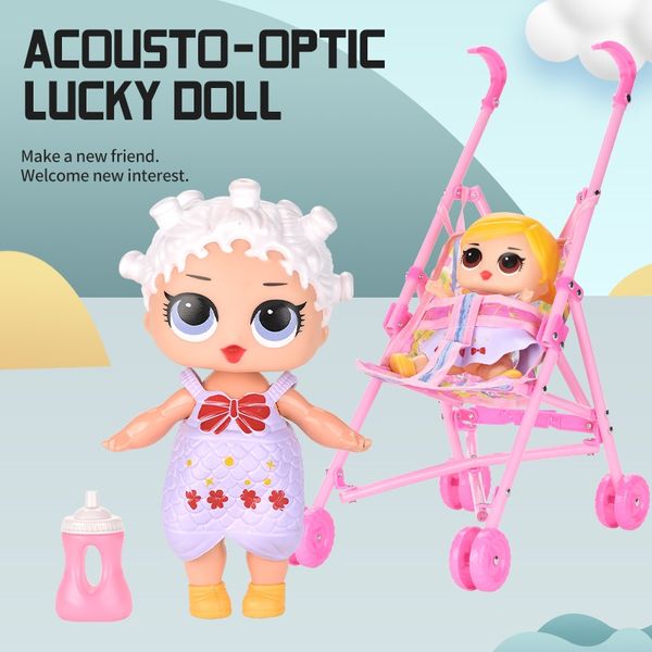 children play house acousto-optic lucky doll with stroller nursing bottle puzzle enlightenment toy gift
children play house acousto-optic lucky doll with stroller nursing bottle puzzle enlightenment toy gift