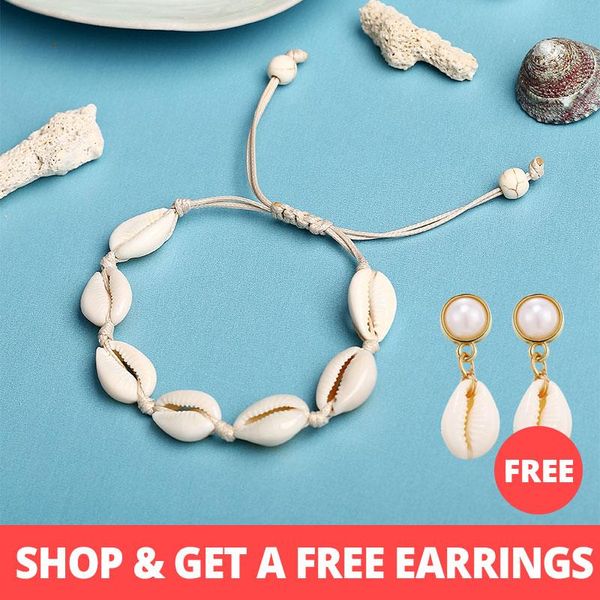 charm bracelets 17km cowrie shell jewelry for women buy 1 get gift adjustable couple bracelet & bangles (br+ea) 2021 drop, Golden;silver
charm bracelets 17km cowrie shell jewelry for women buy 1 get gift adjustable couple bracelet & bangles (br+ea) 2021 drop, Golden;silver