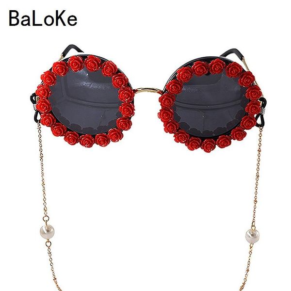 sunglasses baroque retro women fashion black full flowers rose round glasses brand designer casual, White;black
sunglasses baroque retro women fashion black full flowers rose round glasses brand designer casual, White;black
