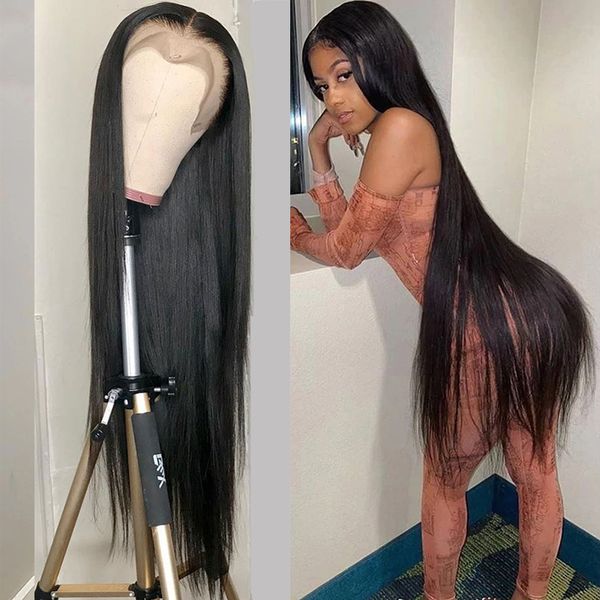 26 inch long soft 4*4 silk base lace front wig black wigs silky straight natual hairline glueless fiber baby hair high temperature daily cos, Black;brown
26 inch long soft 4*4 silk base lace front wig black wigs silky straight natual hairline glueless fiber baby hair high temperature daily cos, Black;brown