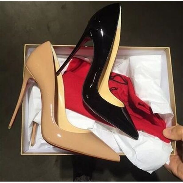 new classics women pumps red high heel shoes 12cm thin heel pointed toe black nude patent leather women shoes 35-43 10cm 8cm box 1007, Black;white
new classics women pumps red high heel shoes 12cm thin heel pointed toe black nude patent leather women shoes 35-43 10cm 8cm box 1007, Black;white