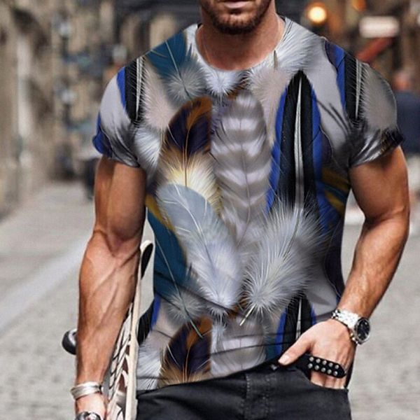 men's t shirt 3d print graphic prints feather crew neck street daily print short sleeve casual designer big and tall sports brown p5ac, White;black
men's t shirt 3d print graphic prints feather crew neck street daily print short sleeve casual designer big and tall sports brown p5ac, White;black