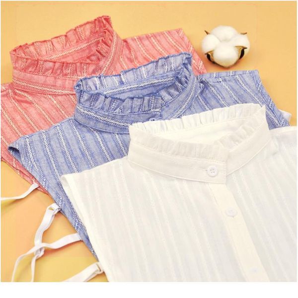 stand fake collar shirt cotton white detachable collar fake women vintage ladies false blouse collar lapel half shirt jlllpr, Blue;red 
stand fake collar shirt cotton white detachable collar fake women vintage ladies false blouse collar lapel half shirt jlllpr, Blue;red