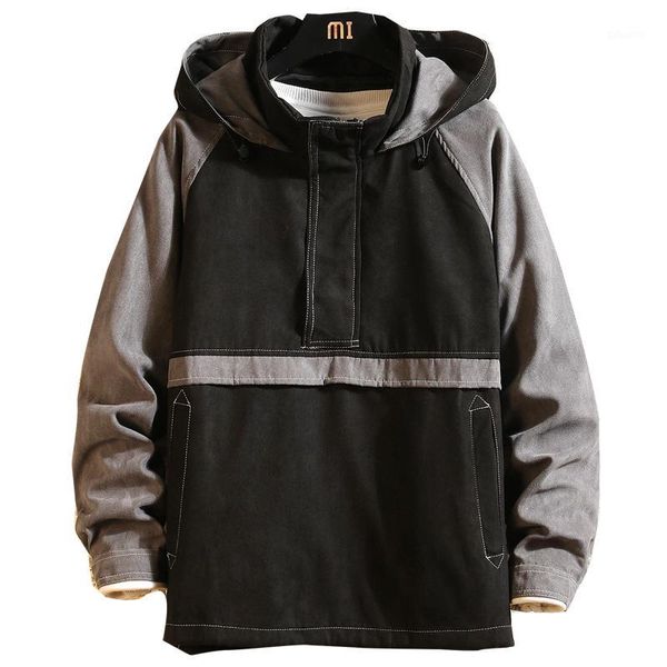 spring pullover jacket men casual coats mens streetwear male hooded loose bomber jackets clothing plus size1, Black;brown
spring pullover jacket men casual coats mens streetwear male hooded loose bomber jackets clothing plus size1, Black;brown