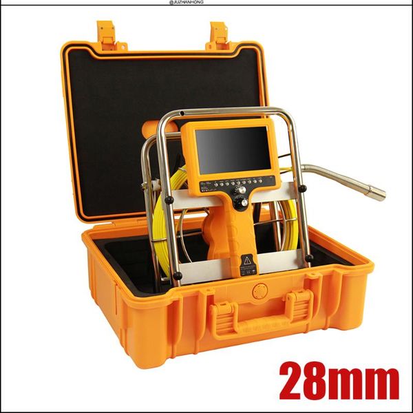 28mm pipeline inspection camera system drain sewer snake camera screen dvr battery duct endoscope self leveling balance
28mm pipeline inspection camera system drain sewer snake camera screen dvr battery duct endoscope self leveling balance