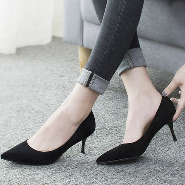 ol office style high heels stiletto pointed pumps women high heels mature women low heel fashion shoesmultifunction, Black
ol office style high heels stiletto pointed pumps women high heels mature women low heel fashion shoesmultifunction, Black