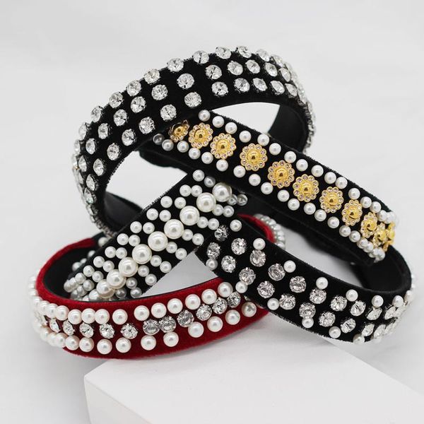 baroque fashion girl hair accessories new baroque personality simple handmade rhinestones pearl fabric headband 543, Golden;silver
baroque fashion girl hair accessories new baroque personality simple handmade rhinestones pearl fabric headband 543, Golden;silver
