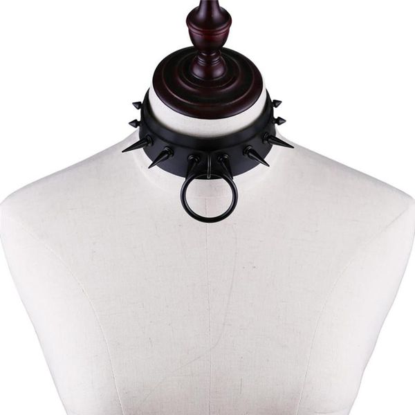 chokers trendy rivets collar women man black leather choker necklace punk jewelry on the neck circle aesthetic gothic accessories 2021, Golden;silver
chokers trendy rivets collar women man black leather choker necklace punk jewelry on the neck circle aesthetic gothic accessories 2021, Golden;silver