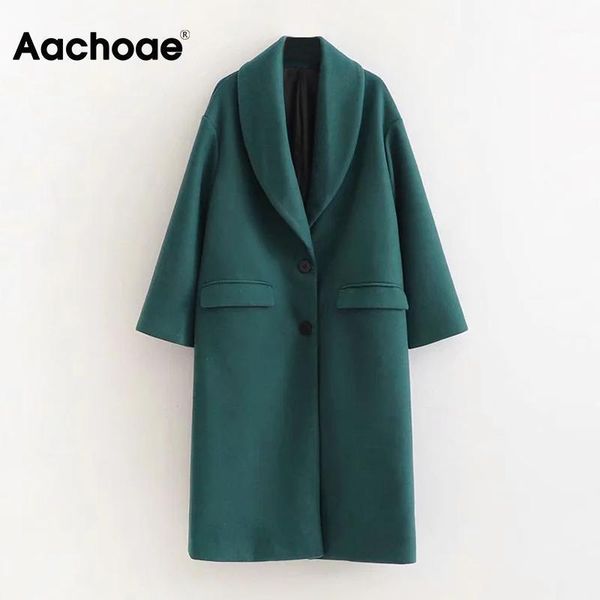 aachoae elegant green long woolen coat women vintage single breasted warm overcoat winter long sleeve pockets chic outerwear1, Black
aachoae elegant green long woolen coat women vintage single breasted warm overcoat winter long sleeve pockets chic outerwear1, Black