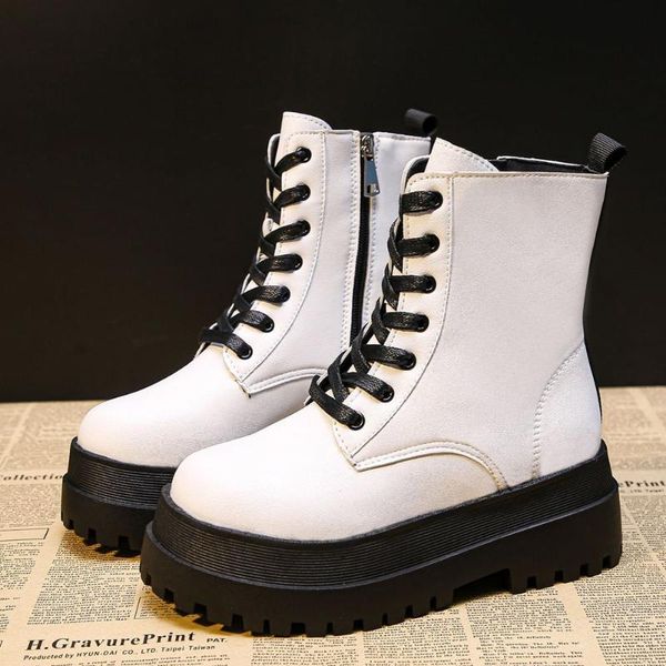 ribetrini марка женский мотоцикл белый boots платформа панк зашнуровать молнии лодыжки ботинки женщин дизайнер luxurt клинья обувь женщина, Black
ribetrini марка женский мотоцикл белый boots платформа панк зашнуровать молнии лодыжки ботинки женщин дизайнер luxurt клинья обувь женщина, Black
