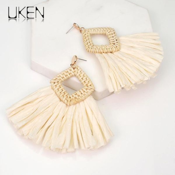dangle & chandelier bohemian straw rattan knit wide raffia tassel earrings trendy charm statement for women jewelry uken, Silver
dangle & chandelier bohemian straw rattan knit wide raffia tassel earrings trendy charm statement for women jewelry uken, Silver