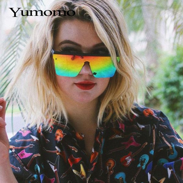 sunglasses oversized square ladies big frame fashion flat-color lenses one men's gradient gafas visor uv400, White;black
sunglasses oversized square ladies big frame fashion flat-color lenses one men's gradient gafas visor uv400, White;black