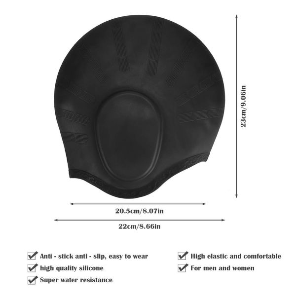 cap 2 pack silicone без скольжения плавательные колпачки длинные волосы унисекс бассейн шляпа с ушной крышкой для женщин мужчины взрослые мо
cap 2 pack silicone без скольжения плавательные колпачки длинные волосы унисекс бассейн шляпа с ушной крышкой для женщин мужчины взрослые мо