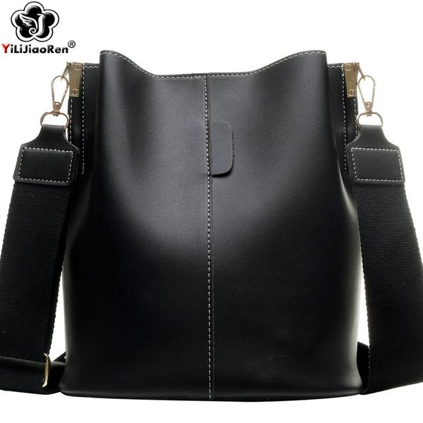 fashion large capacity bucket bag women soft leather crossbody bags for women with wide shoulder strap sac a main
fashion large capacity bucket bag women soft leather crossbody bags for women with wide shoulder strap sac a main