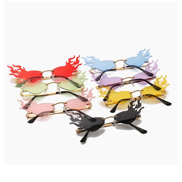 flame luxury fashion sunglasses fire rimless wave sun glasses metal shades vintage women mirror eyewear uv400
flame luxury fashion sunglasses fire rimless wave sun glasses metal shades vintage women mirror eyewear uv400