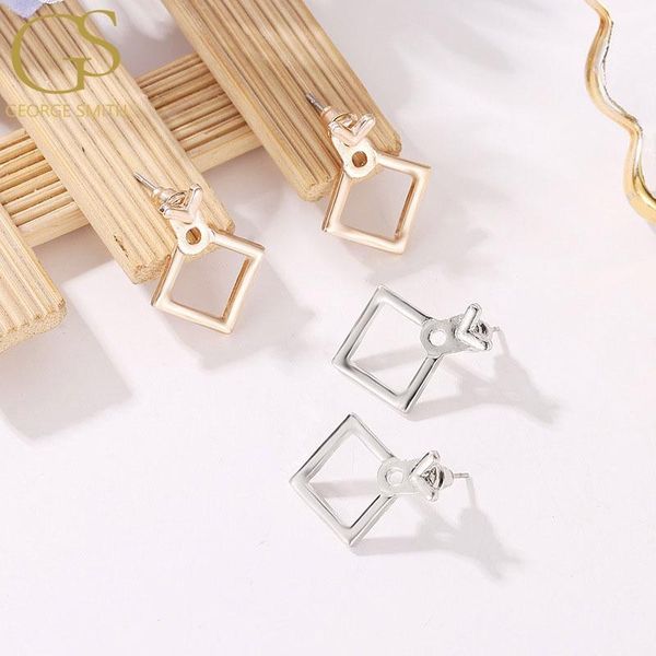 stud gs creative triangle square earrings for women minimalist geometric metal earring fashion jewelry accessories wholesale, Golden;silver
stud gs creative triangle square earrings for women minimalist geometric metal earring fashion jewelry accessories wholesale, Golden;silver