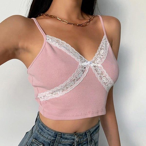 sweet spaghetti strap deep v with lace camis y2k chic summer ribbed backless 90s blue crop streetwear, White
sweet spaghetti strap deep v with lace camis y2k chic summer ribbed backless 90s blue crop streetwear, White