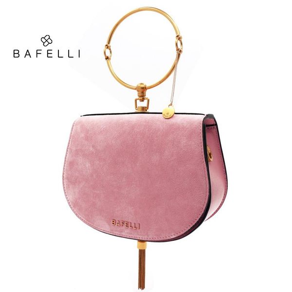 bafelli suede sheepskin shoulder bag metal tassels bolsos mujer metal ring handbag rose gold saddle bag women messenger bags
bafelli suede sheepskin shoulder bag metal tassels bolsos mujer metal ring handbag rose gold saddle bag women messenger bags
