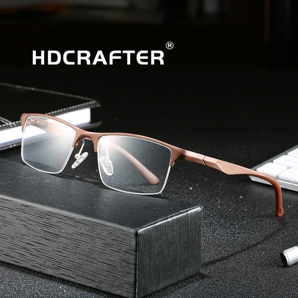hdcrafter ultraligh titanium alloy prescription optical glasses frame men half rim myopia eye glass for male eyeglasses frames t200428, Silver
hdcrafter ultraligh titanium alloy prescription optical glasses frame men half rim myopia eye glass for male eyeglasses frames t200428, Silver