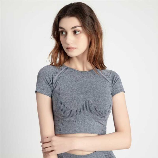 yoga outfits female sports comfortable quick-drying short sleeve slim jacquard stretch fitness clothes sexy1, White;red
yoga outfits female sports comfortable quick-drying short sleeve slim jacquard stretch fitness clothes sexy1, White;red
