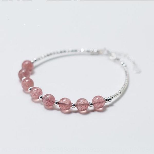 s925 silver girl sweet natural strawberry crystal temperament round beaded bracelet bracelet bead string hand jewelry girl in summer sfdxx s, Golden;silver
s925 silver girl sweet natural strawberry crystal temperament round beaded bracelet bracelet bead string hand jewelry girl in summer sfdxx s, Golden;silver