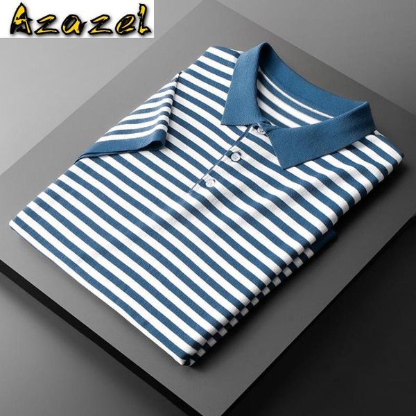 men's polos azazel knitted mens t-shirts short sleeve stripe casual male fashion slim fit summer man 3xl, White;black
men's polos azazel knitted mens t-shirts short sleeve stripe casual male fashion slim fit summer man 3xl, White;black