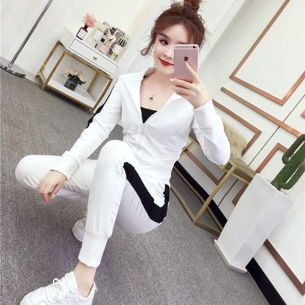 gyvf8 internet celebrity sportswear suit women's spring fashionable leggings temperament pants tight pants slimming fashionable tight c, Gray
gyvf8 internet celebrity sportswear suit women's spring fashionable leggings temperament pants tight pants slimming fashionable tight c, Gray