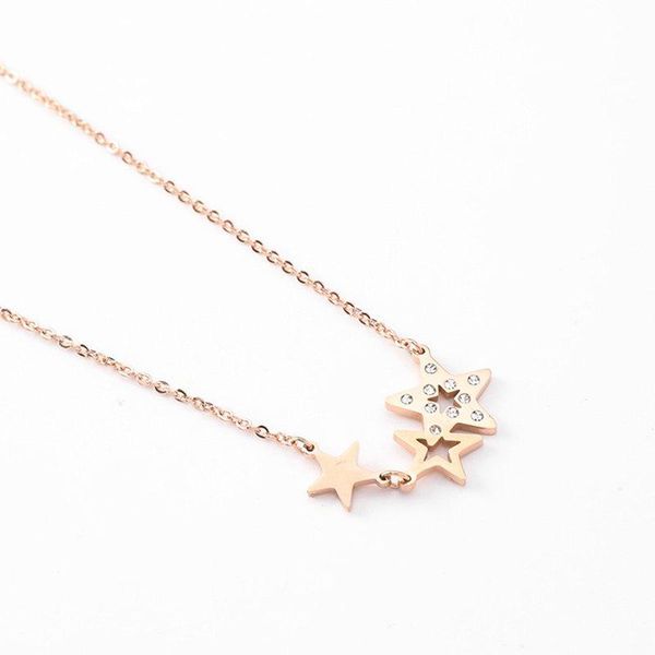 new style simple sparkling star studded titanium steel necklace women autumn winter sweater chain neck short trimming x5109, Silver
new style simple sparkling star studded titanium steel necklace women autumn winter sweater chain neck short trimming x5109, Silver