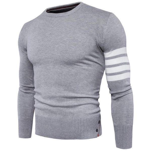 sweater pullover men 2021 male brand casual slim sweaters men high quaility cuffs fight color hedging o-neck men's sweater, White;black
sweater pullover men 2021 male brand casual slim sweaters men high quaility cuffs fight color hedging o-neck men's sweater, White;black