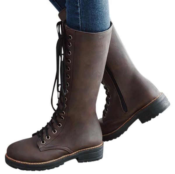 boots women warm square heels shoes booties for autumn winter lace-up casual long fashion boot, Black
boots women warm square heels shoes booties for autumn winter lace-up casual long fashion boot, Black