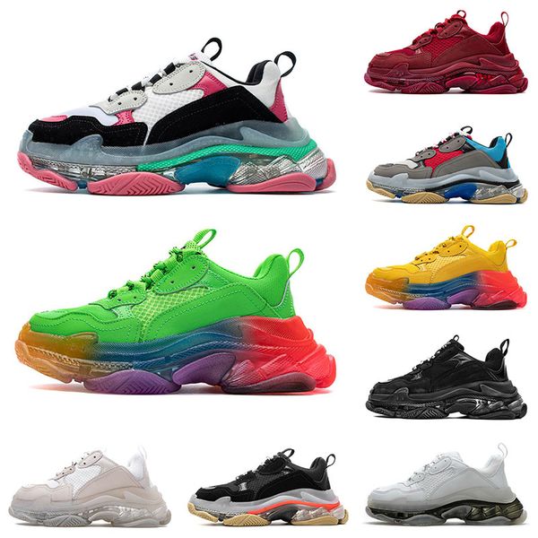 desinger triple s crystal bottoms brand men women luxurys desingers sneakers platform casual shoes tripler étoile vintage dad trainers, Black
desinger triple s crystal bottoms brand men women luxurys desingers sneakers platform casual shoes tripler étoile vintage dad trainers, Black