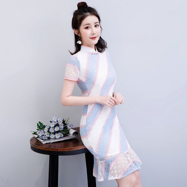 spring 2019 new elegant lace fishtail qipao improved girl skirt cheongsam skirtdress cheongsam skirt student slim dress hwpqe, Black;gray
spring 2019 new elegant lace fishtail qipao improved girl skirt cheongsam skirtdress cheongsam skirt student slim dress hwpqe, Black;gray
