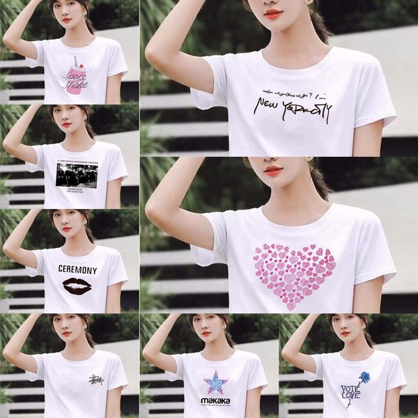 summer 5150# new style fresh and lovely young cartoon bear student versatile loose t-shirt underpants underpants bottomed short sleeve t-shi, White
summer 5150# new style fresh and lovely young cartoon bear student versatile loose t-shirt underpants underpants bottomed short sleeve t-shi, White