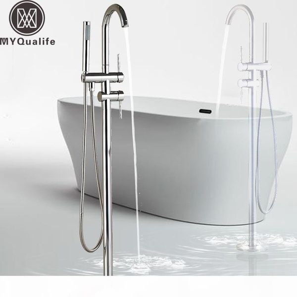 floor mounted chrome bath tub faucet clawfoot standing bath mixer tap with handshower single lever bathtub faucet
floor mounted chrome bath tub faucet clawfoot standing bath mixer tap with handshower single lever bathtub faucet