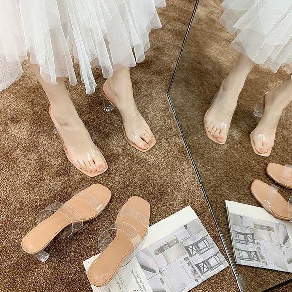 celebrity style a- line with transparent sling ultra-high-heel sandals women's chunky-heel shui jing gen sandals1, Black
celebrity style a- line with transparent sling ultra-high-heel sandals women's chunky-heel shui jing gen sandals1, Black